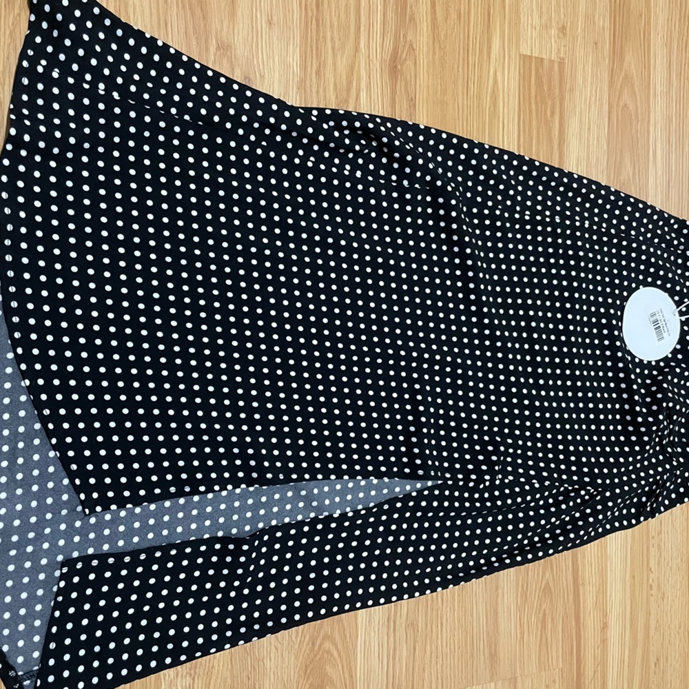 Princesspolly polka dot skirt with slit